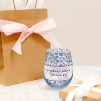 Grandma Stemless Wine Glass