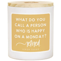 Happy on Monday Candle