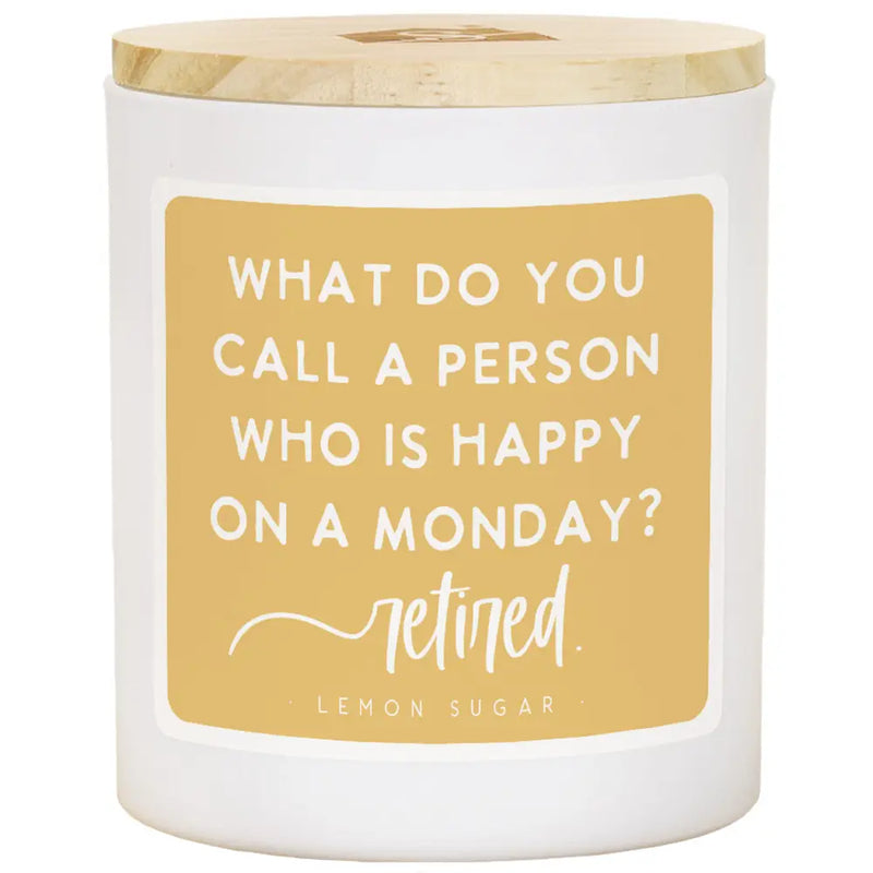 Happy on Monday Candle