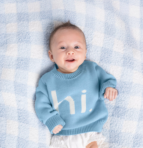Hi Baby Boy Sweater