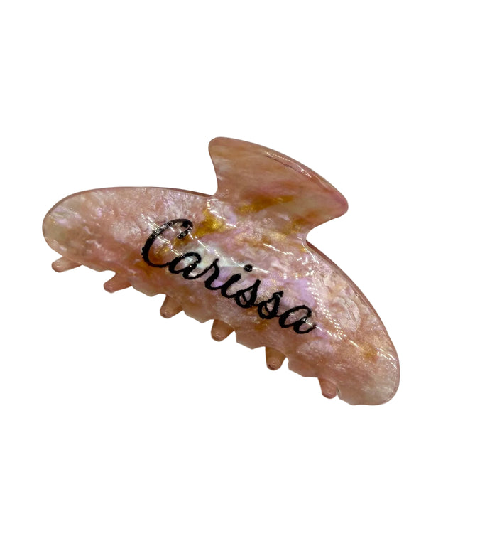 CUSTOM Engraved Claw Clips