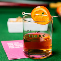 Incase of a Cluster Fuck Rocks Glass