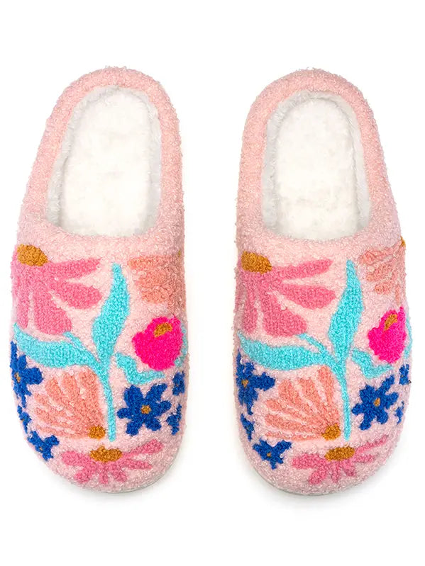 Floral Waves Slippers