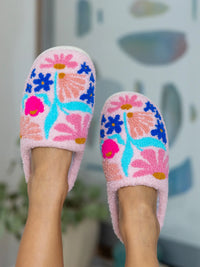 Floral Waves Slippers