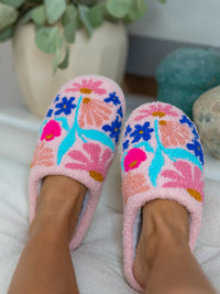 Floral Waves Slippers