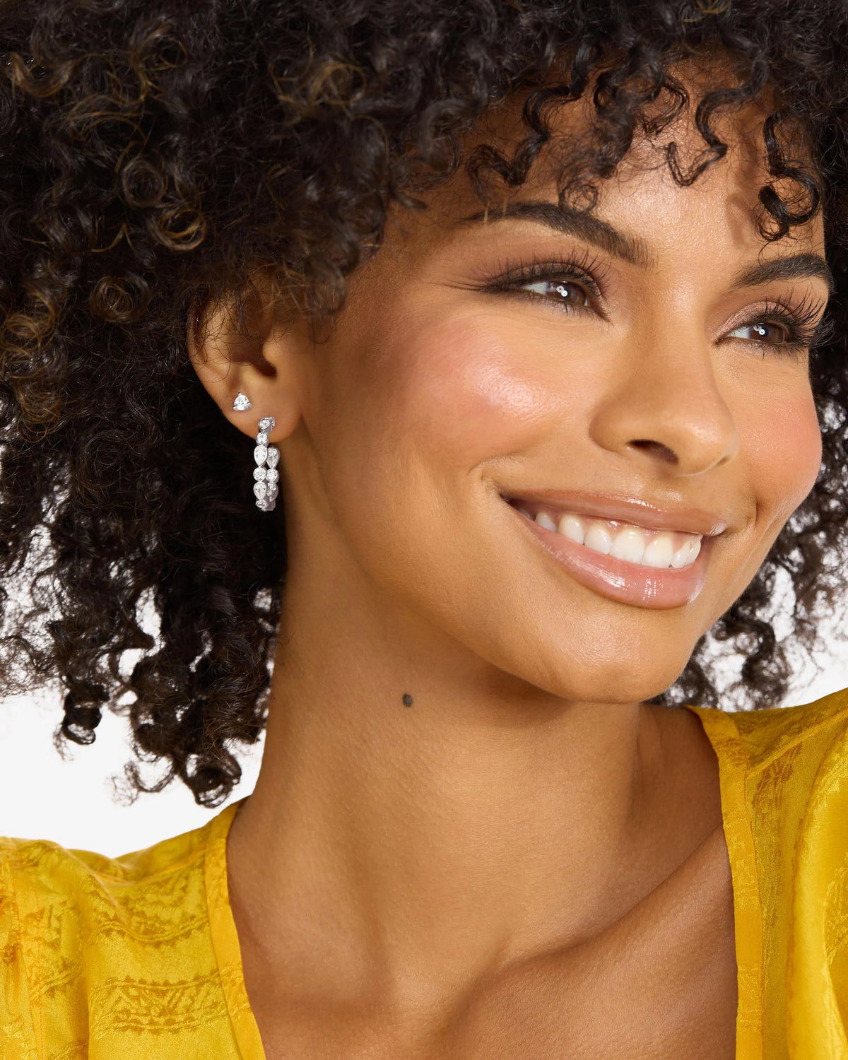 Isla Hoops .75 Silver