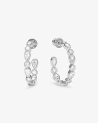 Isla Hoops .75 Silver