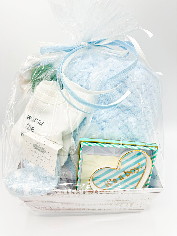 It's A Boy Gift Basket