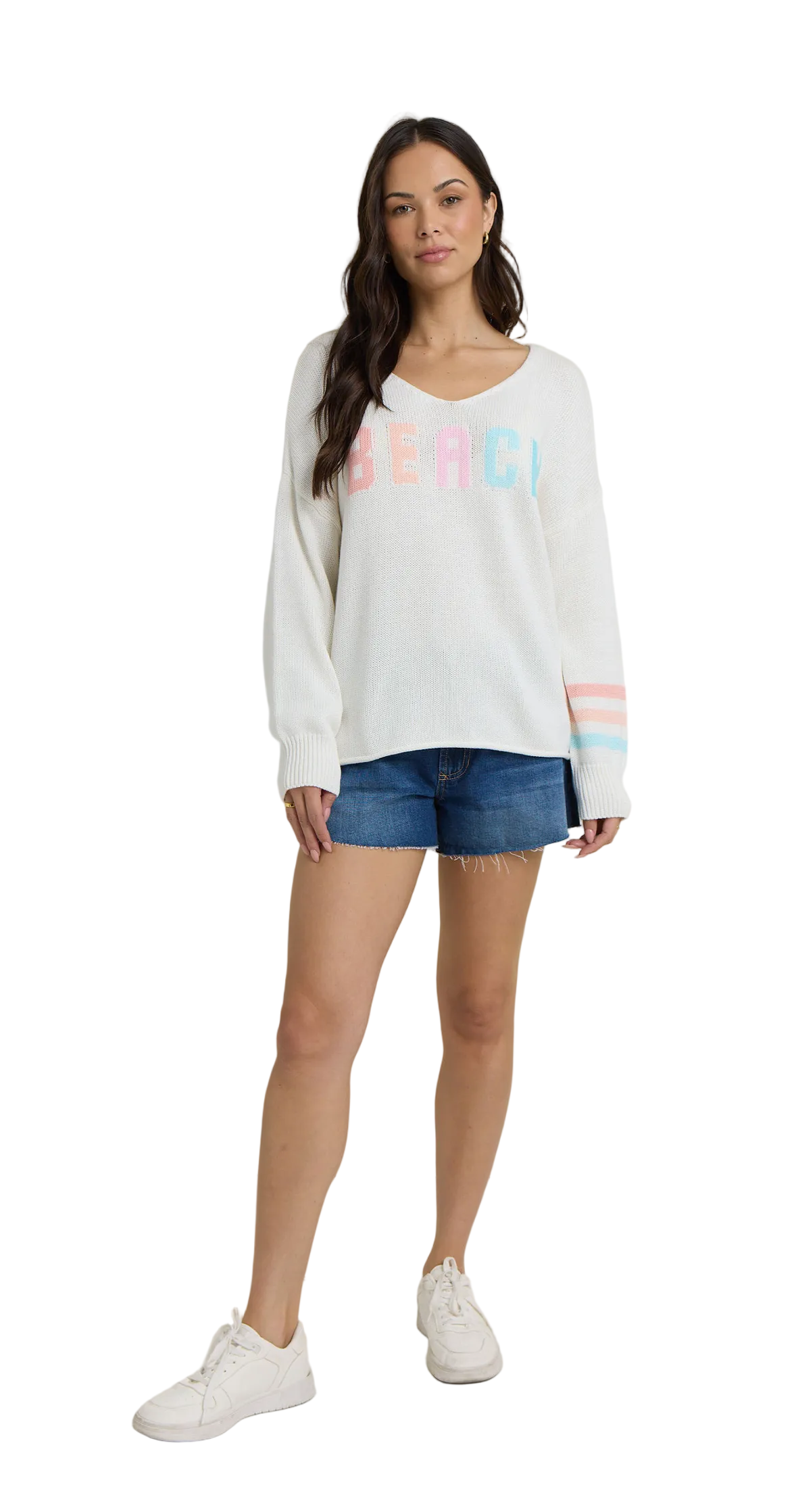 Ivory Sorbet Beach Sweater