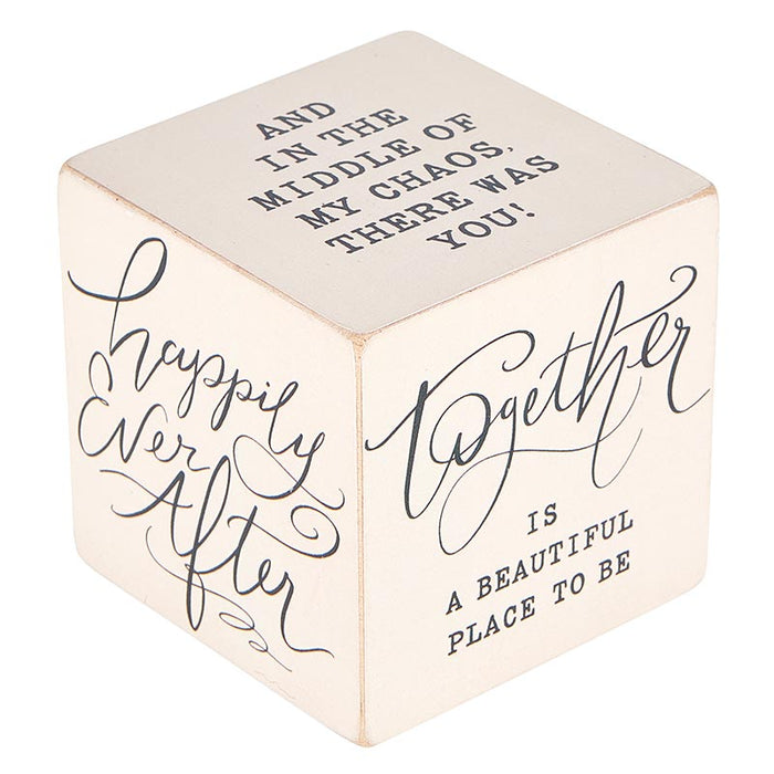 All About Love Quote Cube