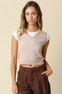 Oat Sleeveless Sweater