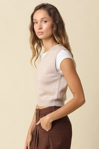 Oat Sleeveless Sweater