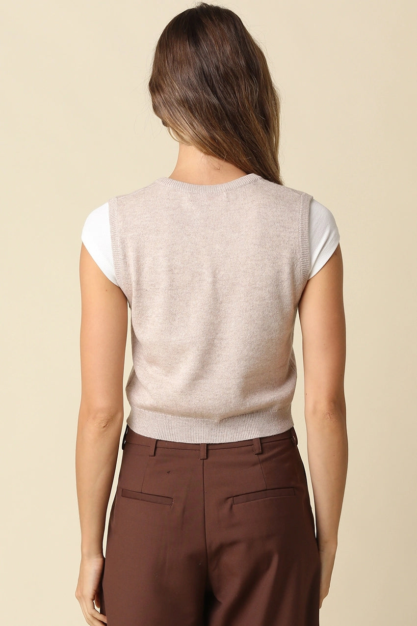 Oat Sleeveless Sweater