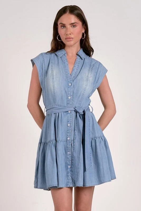 Denim Sleeveless Dress