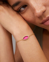 Elaina Adjustable Chain Bracelet in Azalea Illusion
