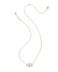 Elisa Pave Short Pendant Necklace