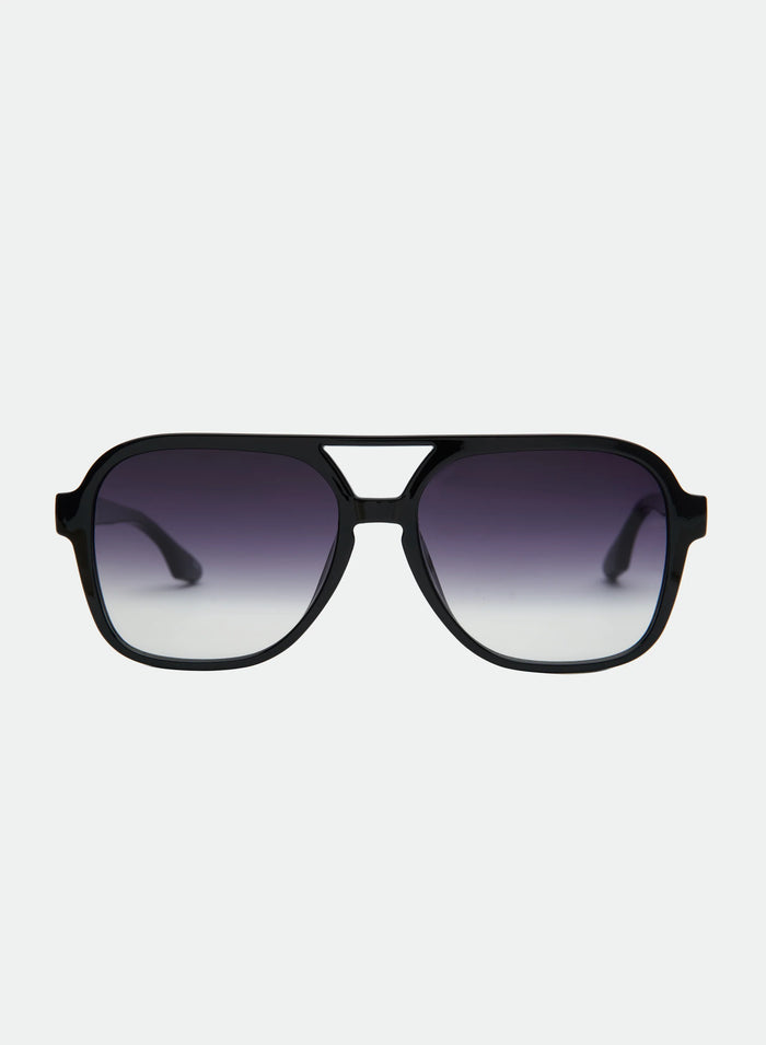 Kori Black-Smoke Fade Sunglasses