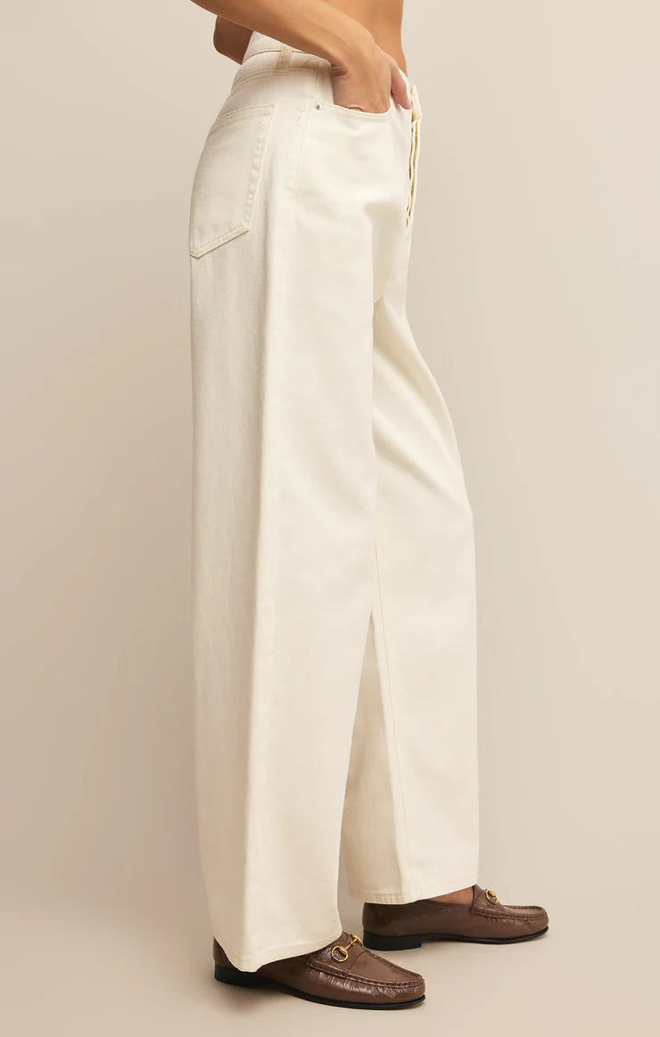 Lou Denim Pant Off White