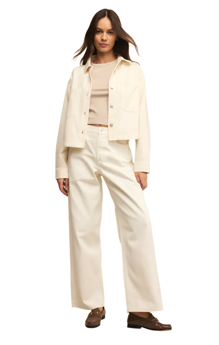 Lou Denim Pant Off White