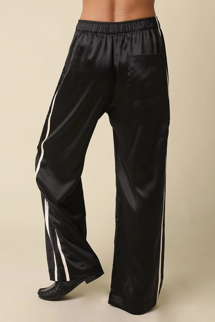 Lee Side Stripe Satin Pants