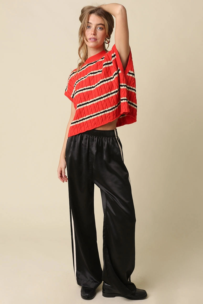 Lee Side Stripe Satin Pants