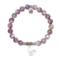 Lepidolite Quartz Bracelet