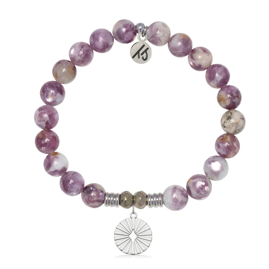 Lepidolite Quartz Bracelet