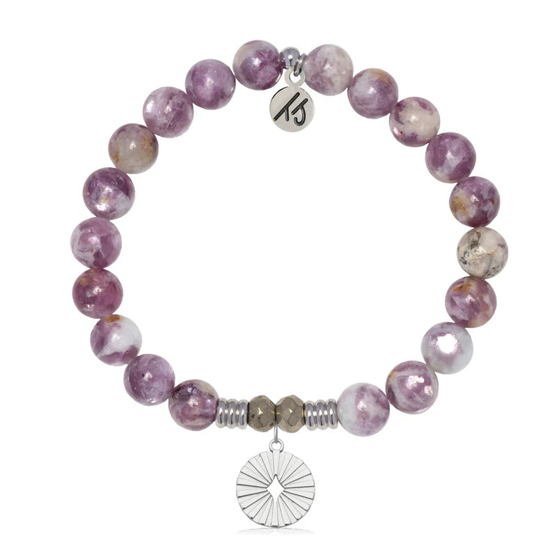 Lepidolite Quartz Bracelet