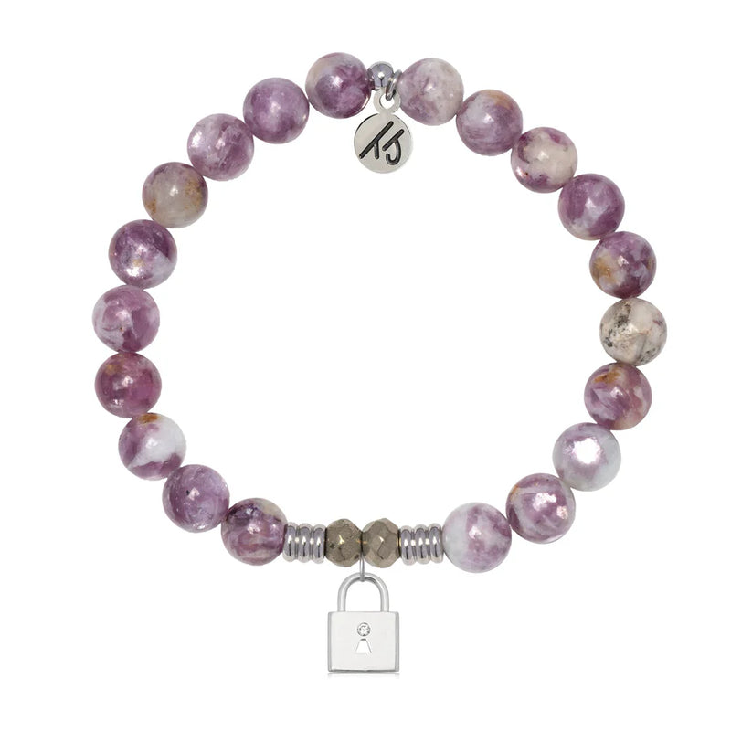 Lepidolite Quartz Bracelet