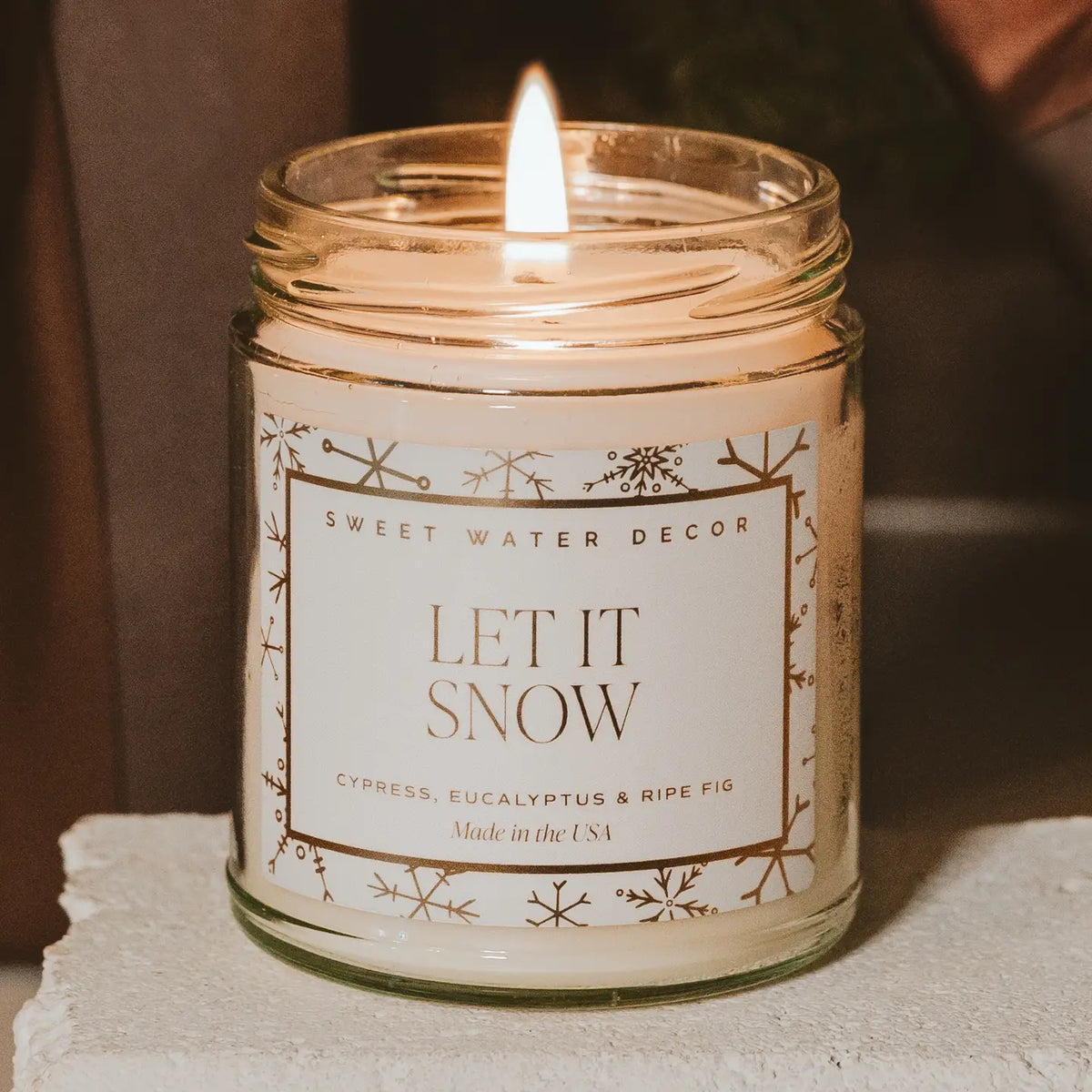 Let It Snow 9 oz Soy Candle