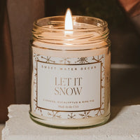 Let It Snow 9 oz Soy Candle