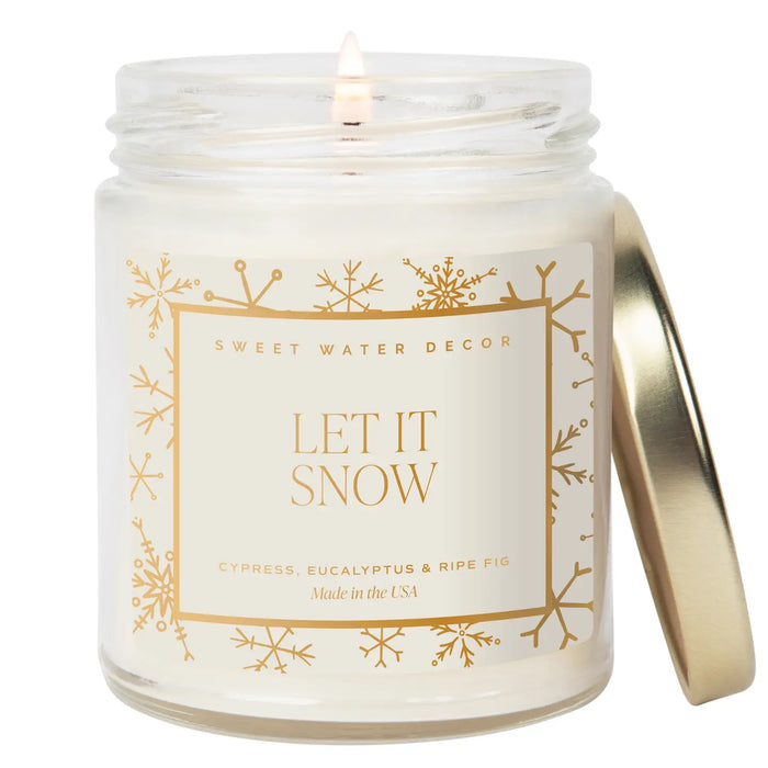 Let It Snow 9 oz Soy Candle