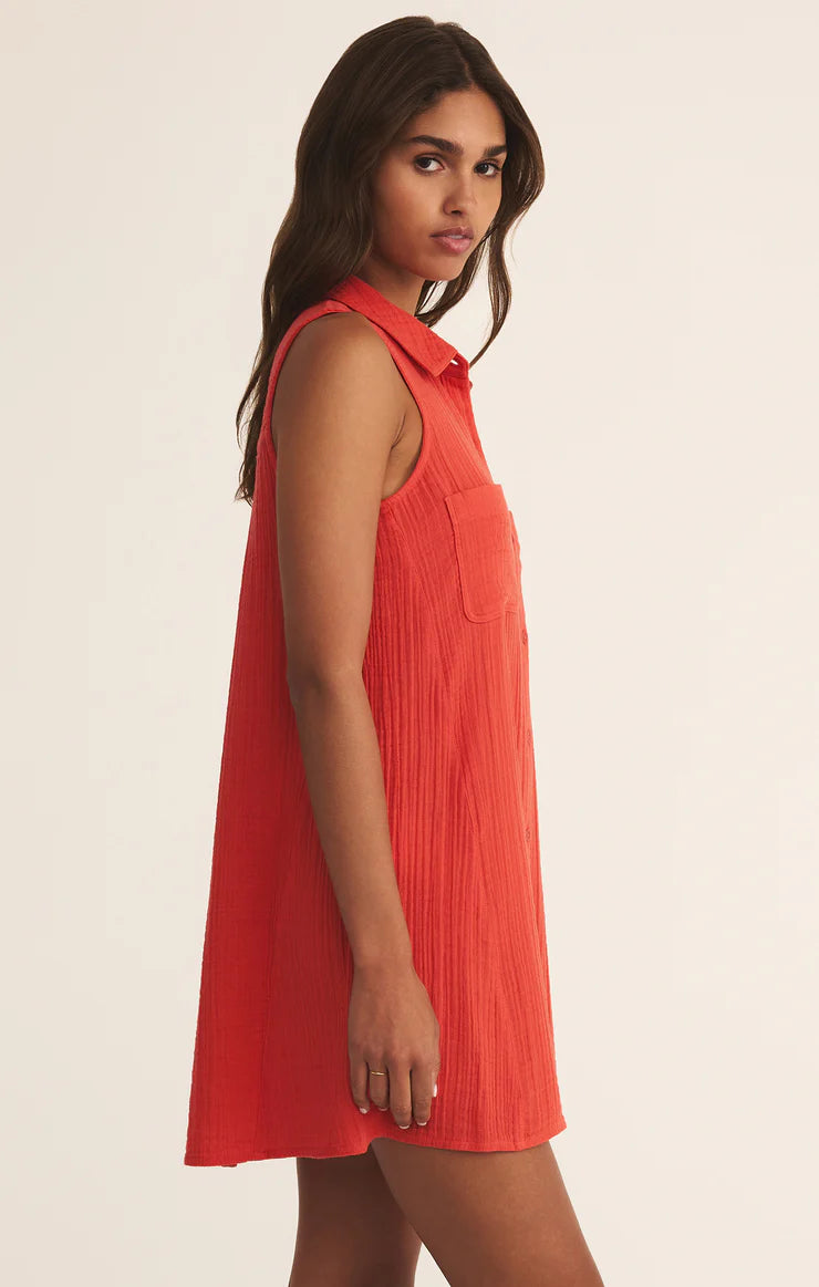 Light Mini Dress Cabana Red