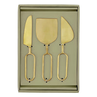 Gold Handle Cheese Knives