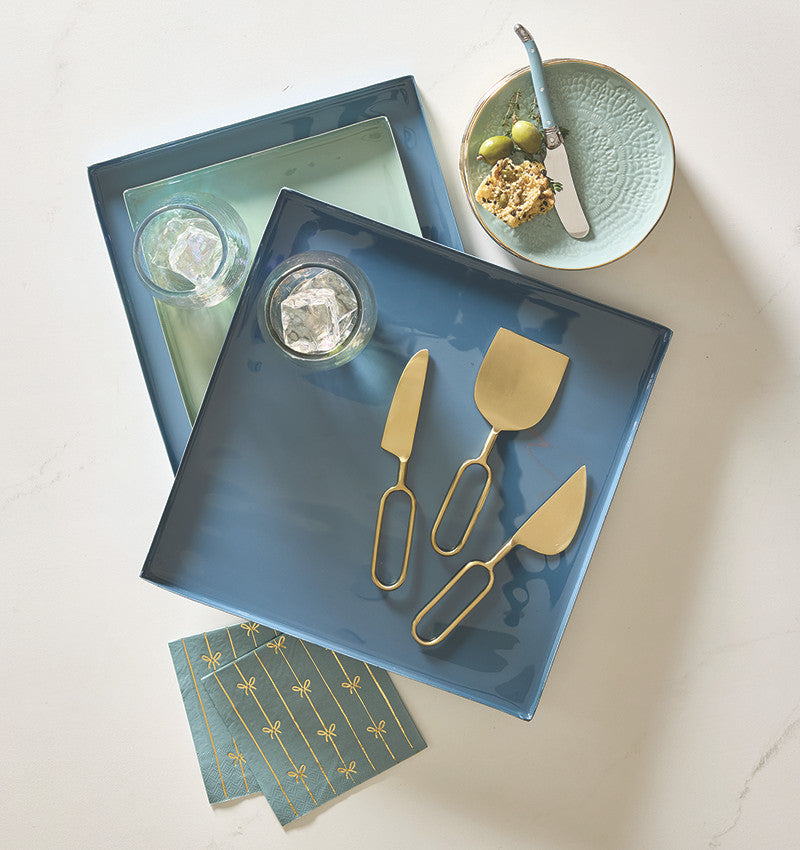 Gold Handle Cheese Knives