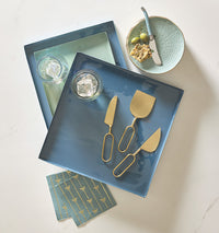 Gold Handle Cheese Knives