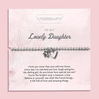 Lovely Daughter Charm Bracelet
