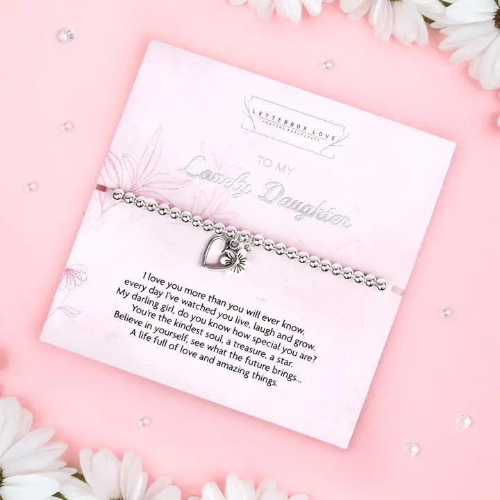 Lovely Daughter Charm Bracelet