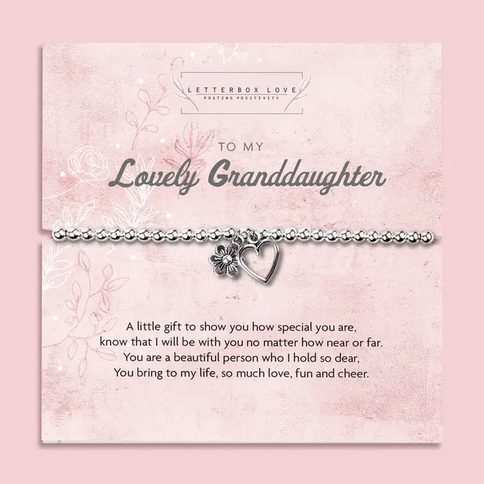 Lovely Granddaughter Charm Bracelet
