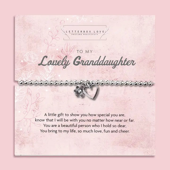 Lovely Granddaughter Charm Bracelet
