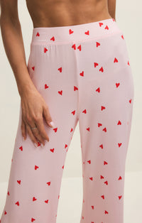 Luxe Heart Pant Pink Marshmallow