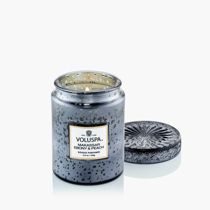 Makassar Ebony Peach Small Jar Candle