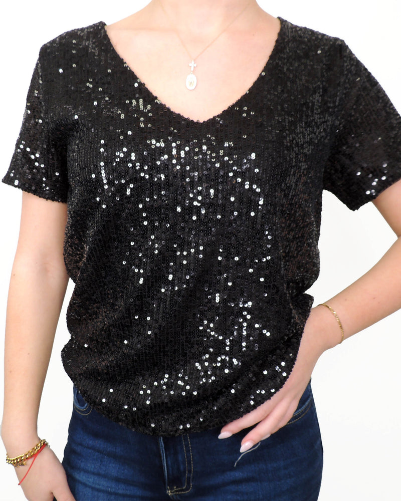 Marbella Sequin Top