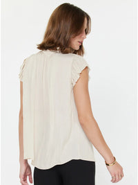 Margot Pleated Sleeve Blouse