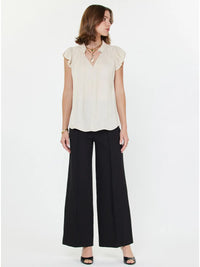 Margot Pleated Sleeve Blouse