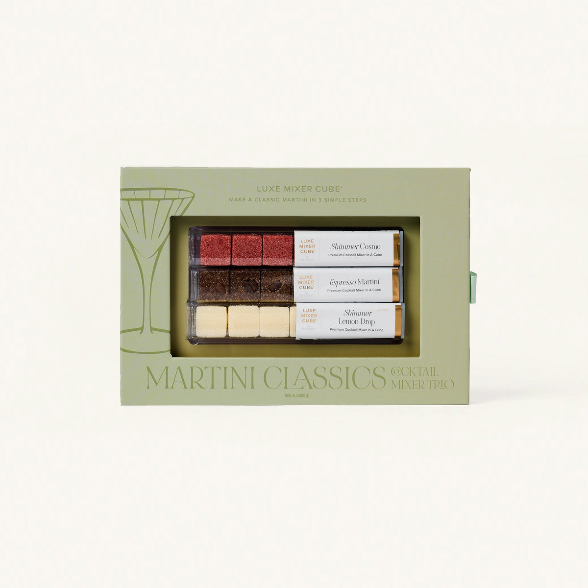 Martini Classics Mixer Trio, Espresso Martini & Cosmo Cubes