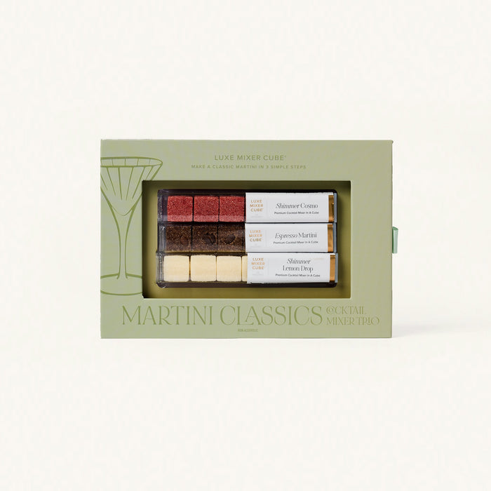 Martini Classics Mixer Trio, Espresso Martini & Cosmo Cubes