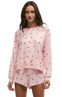 Mira Heart Top Pink Marshmallow