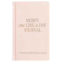 Mom's One Line A Day Leather Journal