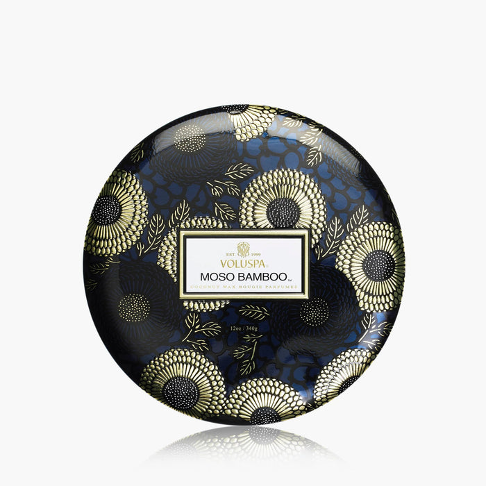 Moso Bamboo 3 Wick Candle
